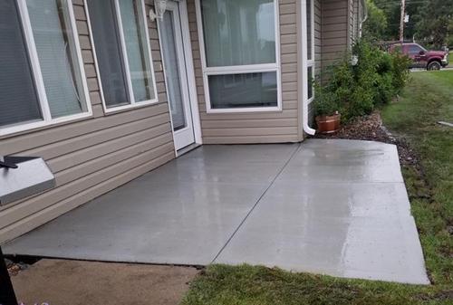 install new concrete